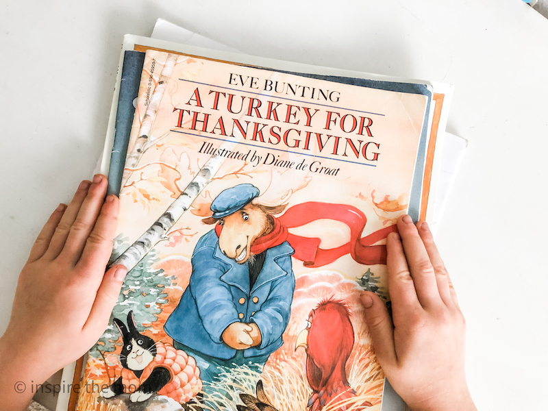 picture books about thanksgiving - a turkey for thanksgiving - inspire the mom