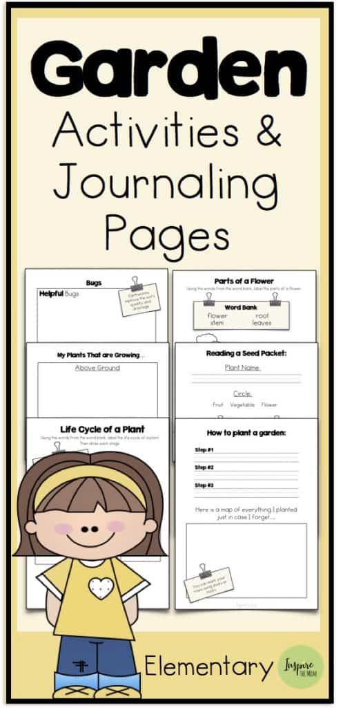 Garden Activities and Journal Pages for Kids