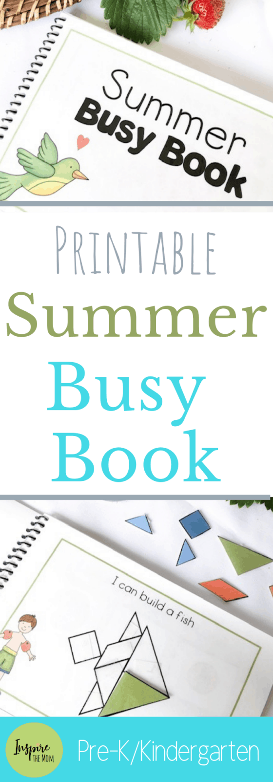 Printable Summer Busy Book - Inspire the Mom