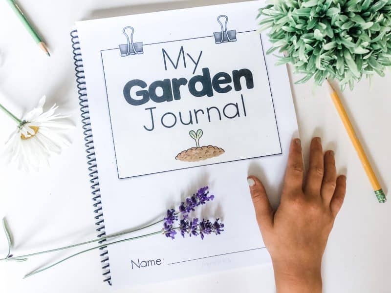 inspire the mom's printable garden journal