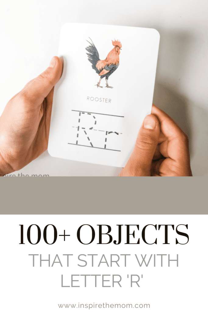 100+ Objects That Start With R - Alphabet Items A-Z