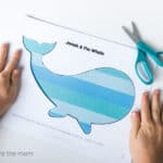 Jonah and the whale craft - silhouette whale - inspire the mom