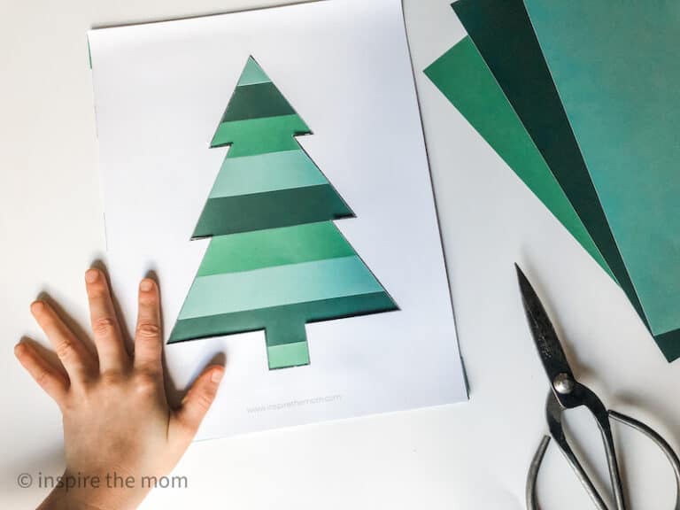 5 Christmas Tree Preschool Craft Ideas - Free Printable Templates