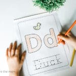 letter d worksheets - free preschool pages - www.inspirethemom.com