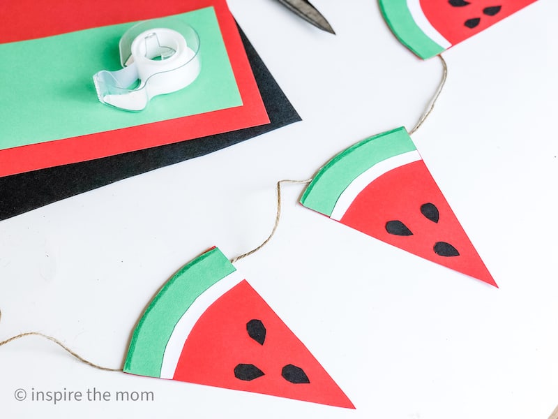 watermelon craft ideas for kids - www.inspirethemom.com