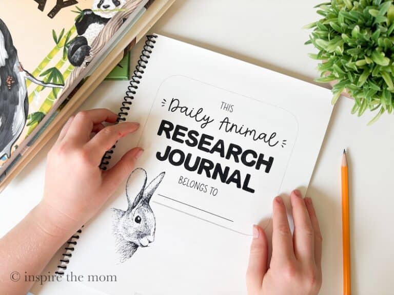 Help kids learn animal classification through engaging printables and a new animal every day. Animal research journal. www.inspirethemom.com