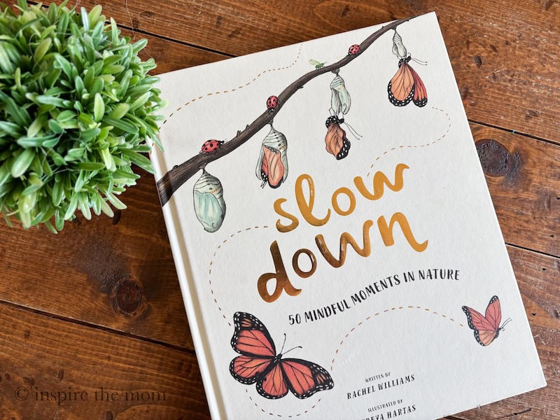 Slow Down book by Rachel Williams. We are using this for our daily animal research. www.inspirethemom.com