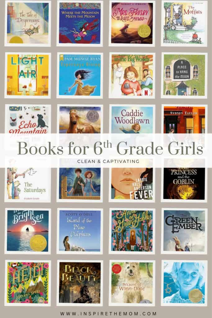 30+ Must-Read Books for 6th Grade Girls. PIN.
www.inspirethemom.com